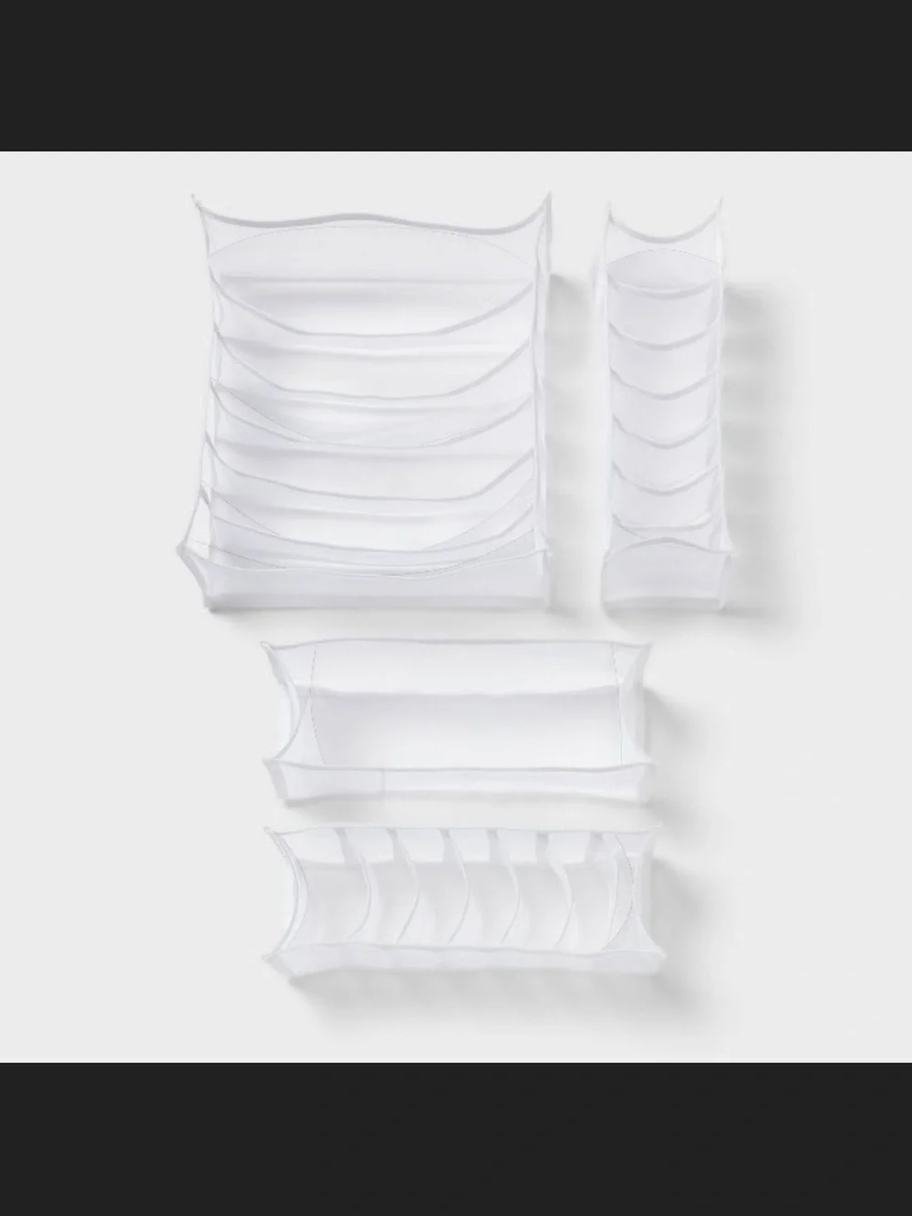 NWOT Brightroom 4pack Mesh Drawer Organizer Inserts